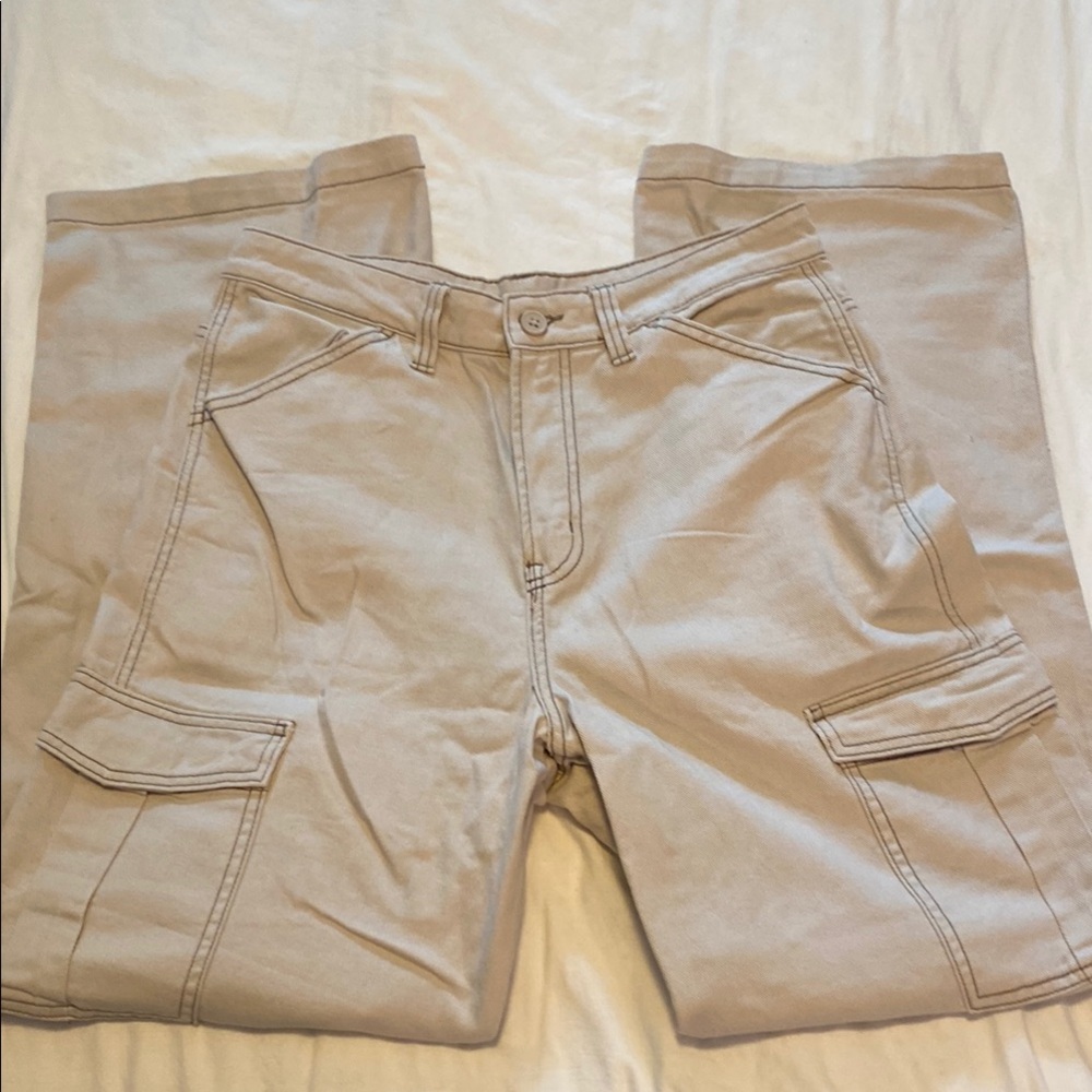 Women's Tan Cargo Pants
